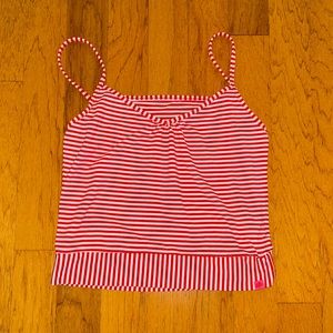 Body Point Vintage 90’s Red and White Striped Tank Top Size Large